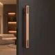 Ottr Aluminium Main Door Handle HA 00269 B PVD Rose Gold Black Finish - 450mm | 2 Years Warranty | Image 02