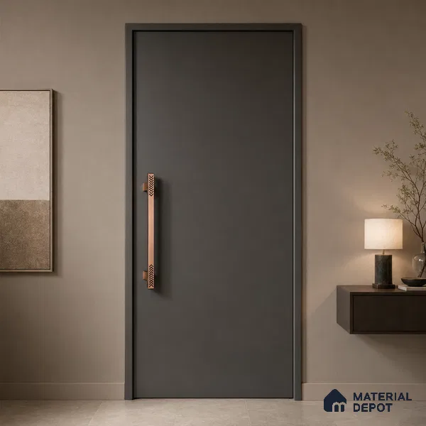 Ottr Aluminium Main Door Handle HA 00269 E PVD Rose Gold Black Finish - 1200mm | 2 Years Warranty