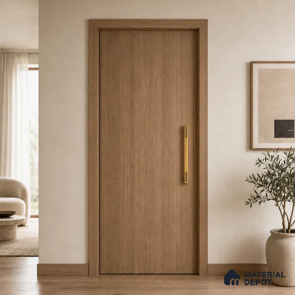 Ottr Aluminium Main Door Handle HA 00269 I PVD Gold Black Finish - 900mm | 2 Years Warranty