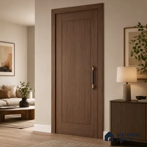 Ottr Aluminium Main Door Handle HA 00271 S Black PVD Rose Gold Finish - 900mm | 2 Years Warranty