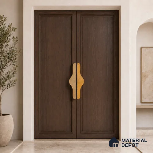 Ottr Aluminium Main Door Handle HA 00273 K Gold Finish - 200mm | 2 Years Warranty