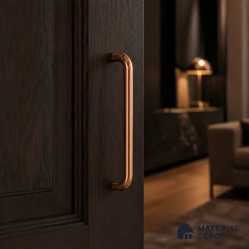 Ottr Stainless Steel Main Door Handle HA 00278 AF PVD Rose Gold Finish - 1200mm | 2 Years Warranty