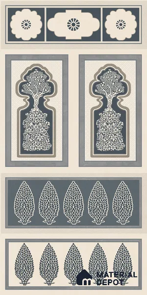 TL 12791 Pantone Mahal Blue-1 4 ft x 2 ft Vitrified Matte Finish Tile - 9 mm