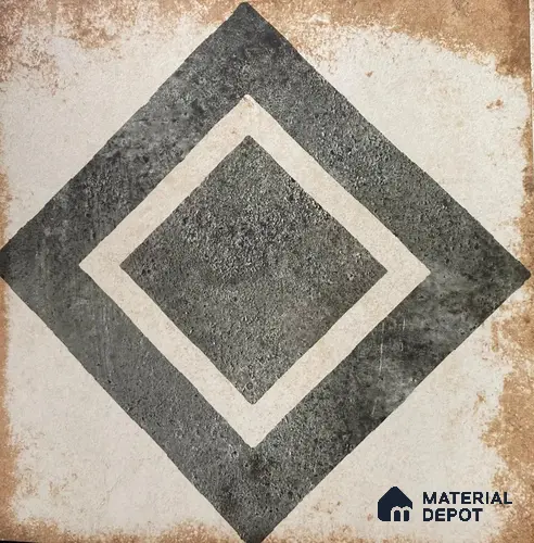 TL 02476 Abstract Brown 400x400 mm Matte Finish Heavy Duty Glazed Vitrifed Digital Parking TIle - 12 mm | Pattern Alignment May Vary | 2-3 mm Spacer is Mandatory