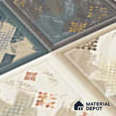 Abstract Wall Tile TL 05290 B Splendore Mersalite Highlighter 2 ft x 1 ft Ceramic Matte Finish - 9 mm | Suitable for Kitchen, Bathroom & Balcony Walls (Sample)