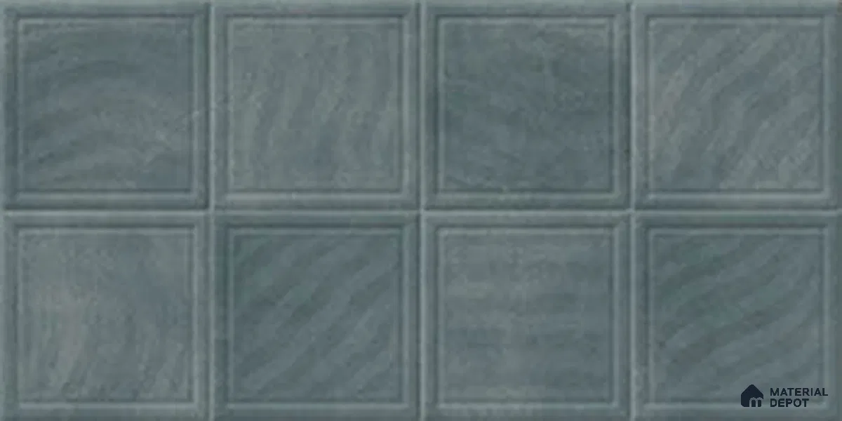 Faux Subway Wall Tile TL 05290 C Splendore Mersalite Dark 2 ft x 1 ft Ceramic Matte Finish - 9 mm | Suitable for Kitchen, Bathroom & Balcony Walls | Please Expect a Slight Variation of Pattern (Sample)