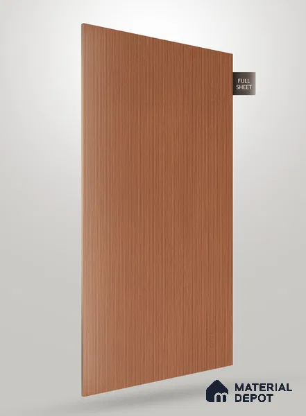 Wooden Fluted AD 1769 8 ft x 4 ft Matte Finish Decorative Laminate - 1.25 mm | Suitable for TV Unit,Wardrobe, Kitchen Cabinets