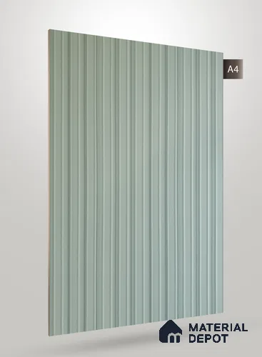 Wooden Fluted AD 1782 8 ft x 4 ft Matte Finish Decorative Laminate - 1.25 mm | Suitable for TV Unit,Wardrobe, Kitchen Cabinets