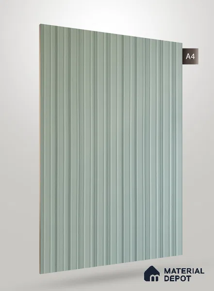 Wooden Fluted AD 1782 8 ft x 4 ft Matte Finish Decorative Laminate - 1.25 mm | Suitable for TV Unit,Wardrobe, Kitchen Cabinets