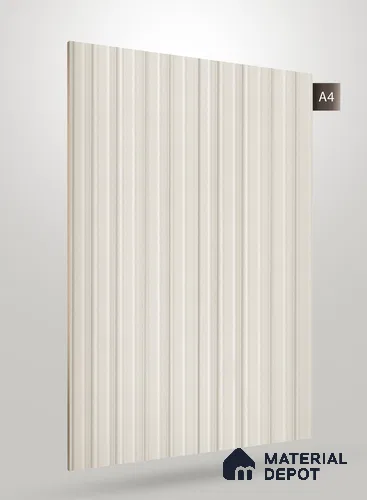 Wooden Fluted AD 1783 8 ft x 4 ft Matte Finish Decorative Laminate - 1.25 mm | Suitable for TV Unit,Wardrobe, Kitchen Cabinets