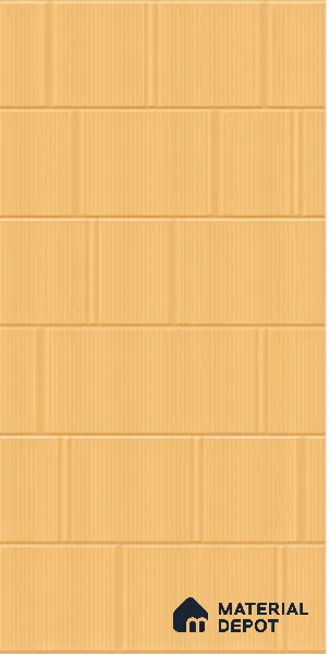 TL 00695 E Aesthetic Arencia Series Pattern 2 Orange Matte Finish 4 ft x 2 ft Full Body Vitrified Tile - 9 mm