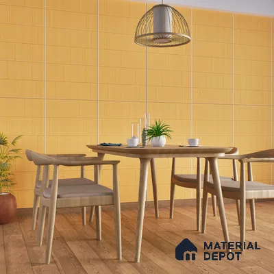TL 00695 E Aesthetic Arencia Series Pattern 2 Orange Matte Finish 4 ft x 2 ft Full Body Vitrified Tile - 9 mm