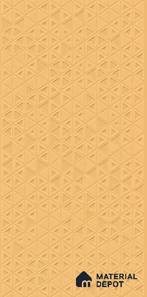 TL 00695 F Aesthetic Arencia Series Pattern 3 Orange Matte Finish 4 ft x 2 ft Full Body Vitrified Tile - 9 mm (Sample)