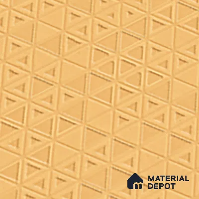 TL 00695 F Aesthetic Arencia Series Pattern 3 Orange Matte Finish 4 ft x 2 ft Full Body Vitrified Tile - 9 mm (Sample)