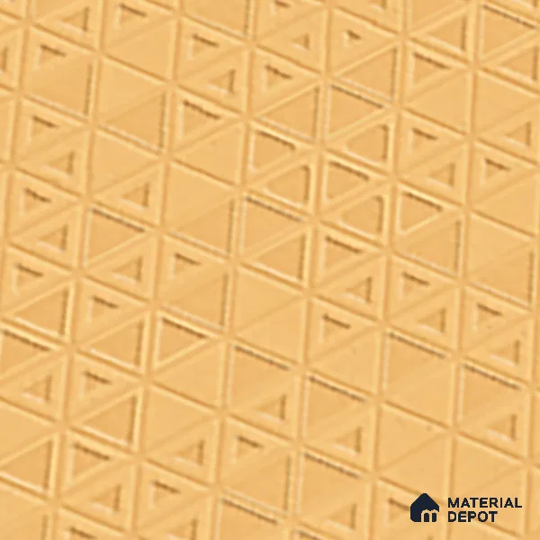 TL 00695 F Aesthetic Arencia Series Pattern 3 Orange Matte Finish 4 ft x 2 ft Full Body Vitrified Tile - 9 mm (Sample)
