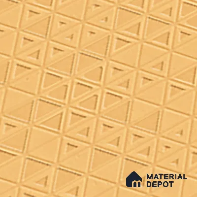 TL 00695 H Aesthetic Arencia Series Pattern 7 Orange Chrome Finish 4 ft x 2 ft Full Body Vitrified Tile - 9 mm (Sample)