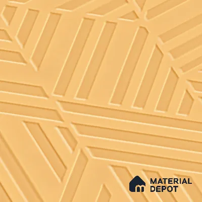 TL 00695 I Aesthetic Arencia Series Pattern 8 Orange Chrome Finish 4 ft x 2 ft Full Body Vitrified Tile - 9 mm (Sample)