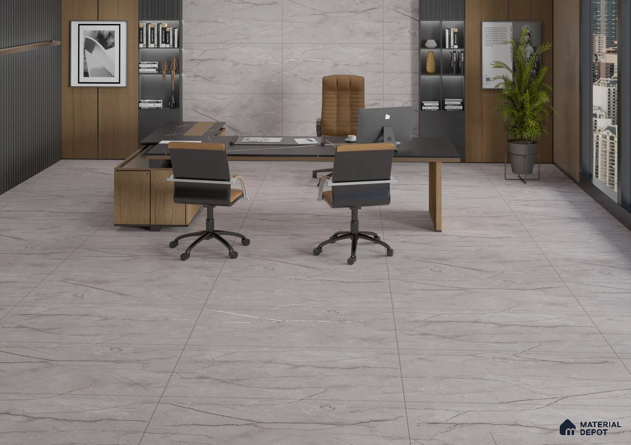 Modern Executive Office with Stone Accents | Material Depot