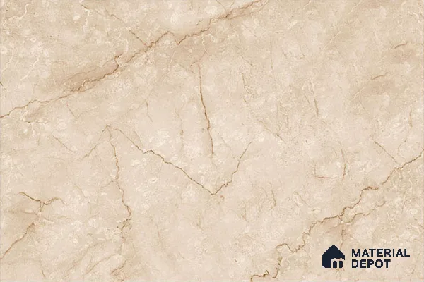 Marble Wall Tile TL 00622 C Dark Beige Dun 12 x 18 inch Glossy Finish High Definition Digital Ceramic Tile - 6 mm