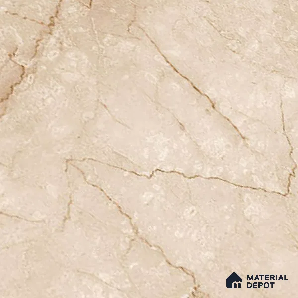 Marble Wall Tile TL 00622 C Dark Beige Dun 12 x 18 inch Glossy Finish High Definition Digital Ceramic Tile - 6 mm