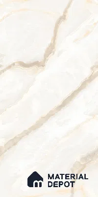 Budget Friendly Marble Floor & Wall Tile Value For Money TL 05577 Crema Alicant 4 ft x 2 ft - Vitrified Glossy Finish -9 mm | 4 Random Design | Suitable for Living Room, Bedroom & Bathroom