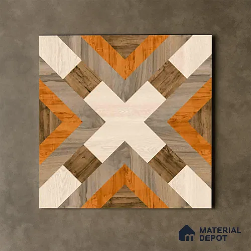 TL 00452 Almond Cream 2 ft x 2 ft Matte Finish Digital Porcelain Floor & Wall Tile - 9.5 mm | Please Expect a Slight Variation of Pattern