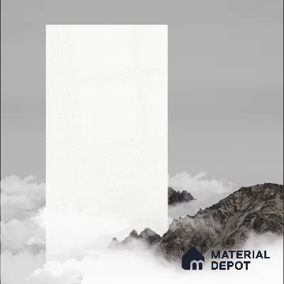 Marble Floor & Wall Tile | TL 05544 Alps Crystal White | 4ft x 2 ft Glossy Finish Vitrified Tile - 9 mm | Suitable For Living Room, Bedroom, Dining Area