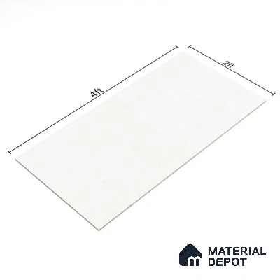 Marble Floor & Wall Tile | TL 05544 Alps Crystal White | 4ft x 2 ft Glossy Finish Vitrified Tile - 9 mm | Suitable For Living Room, Bedroom, Dining Area