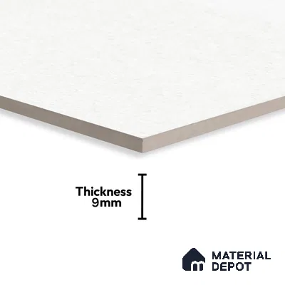Marble Floor & Wall Tile | TL 05544 Alps Crystal White | 4ft x 2 ft Glossy Finish Vitrified Tile - 9 mm | Suitable For Living Room, Bedroom, Dining Area