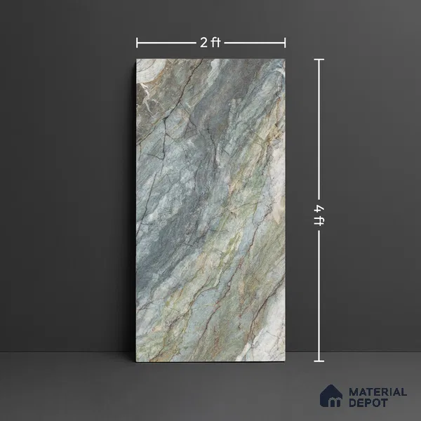 TL 04443 Alps Glitter 1200 x 600 mm Digital Punch Matte Finish Vitrified Tile - 9 mm
