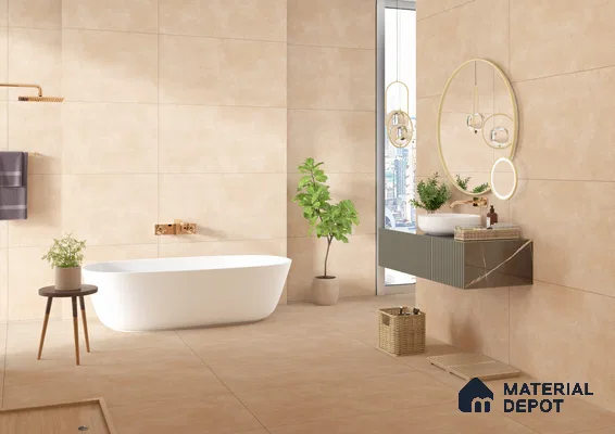 Elegant Beige Oasis Bathroom | Material Depot