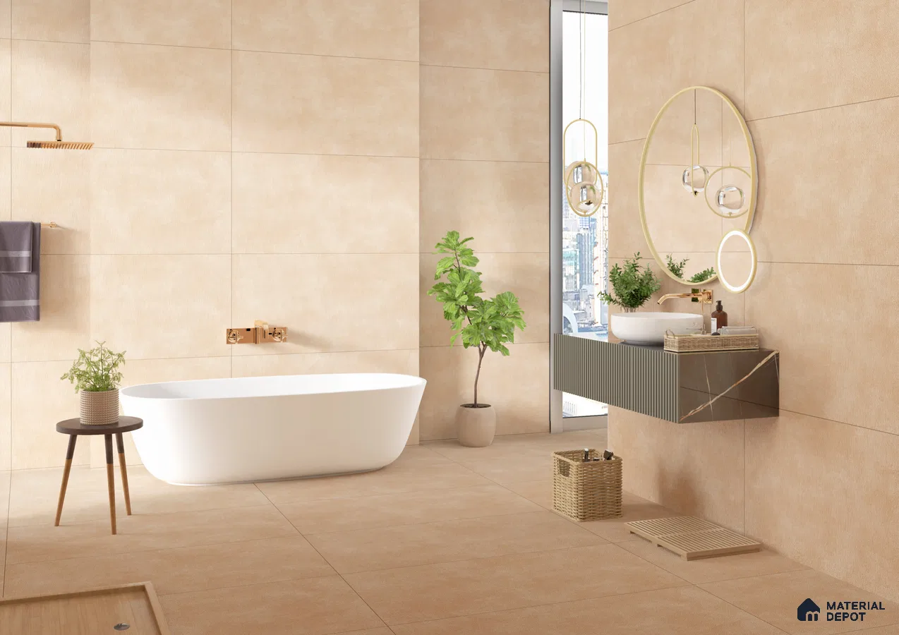 Elegant Beige Oasis Bathroom | Material Depot
