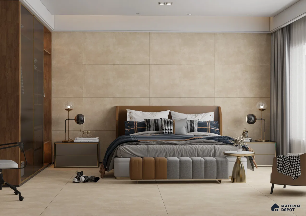Versatile Light-Themed Bedroom for Modern Lifestyles | Material Depot