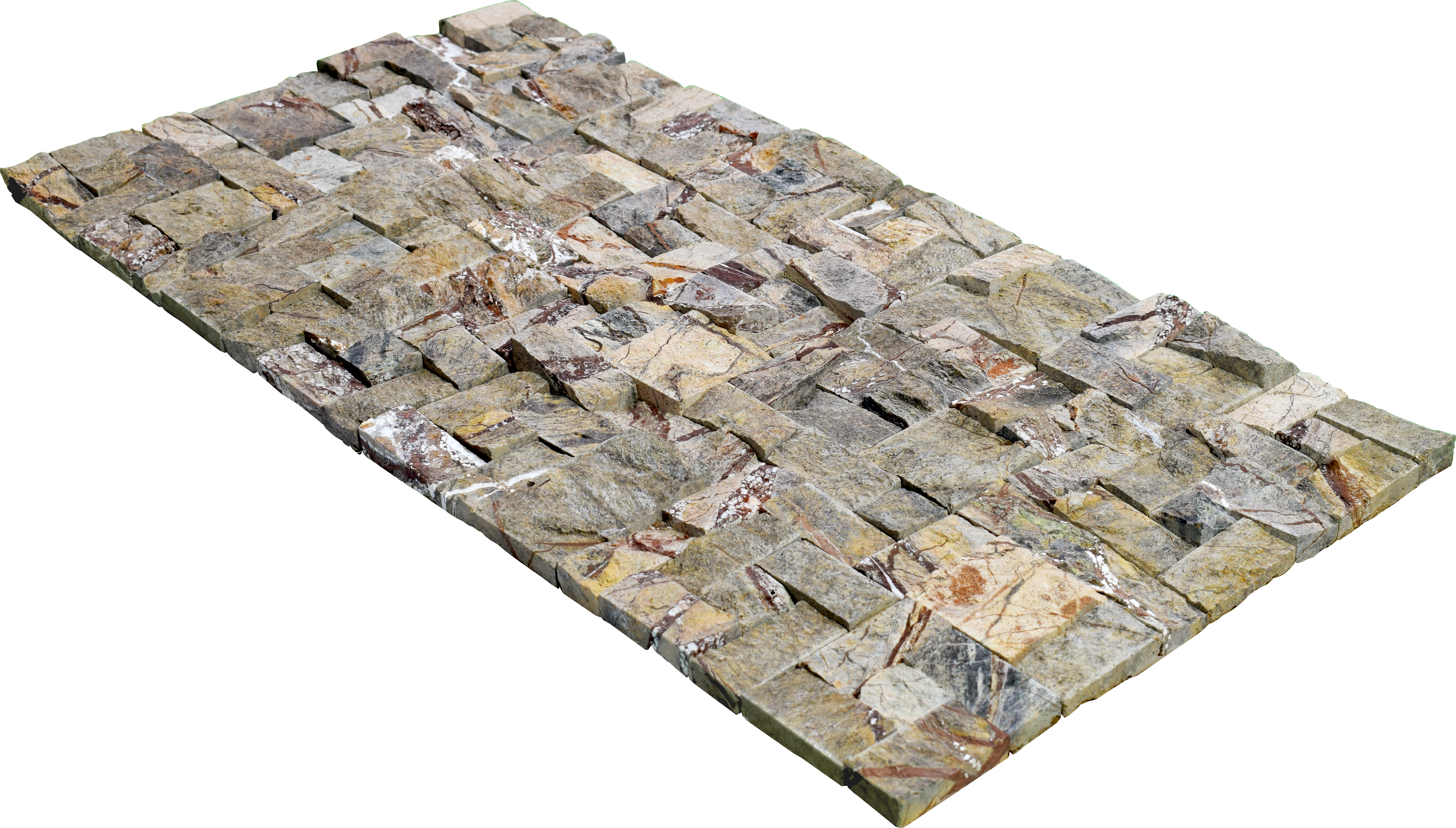 WL 00079 Amazon Brown 300 x 300 mm Natural Stone Wall Cladding |  Stone is a Natural Product, Please Expect Variation in Shades