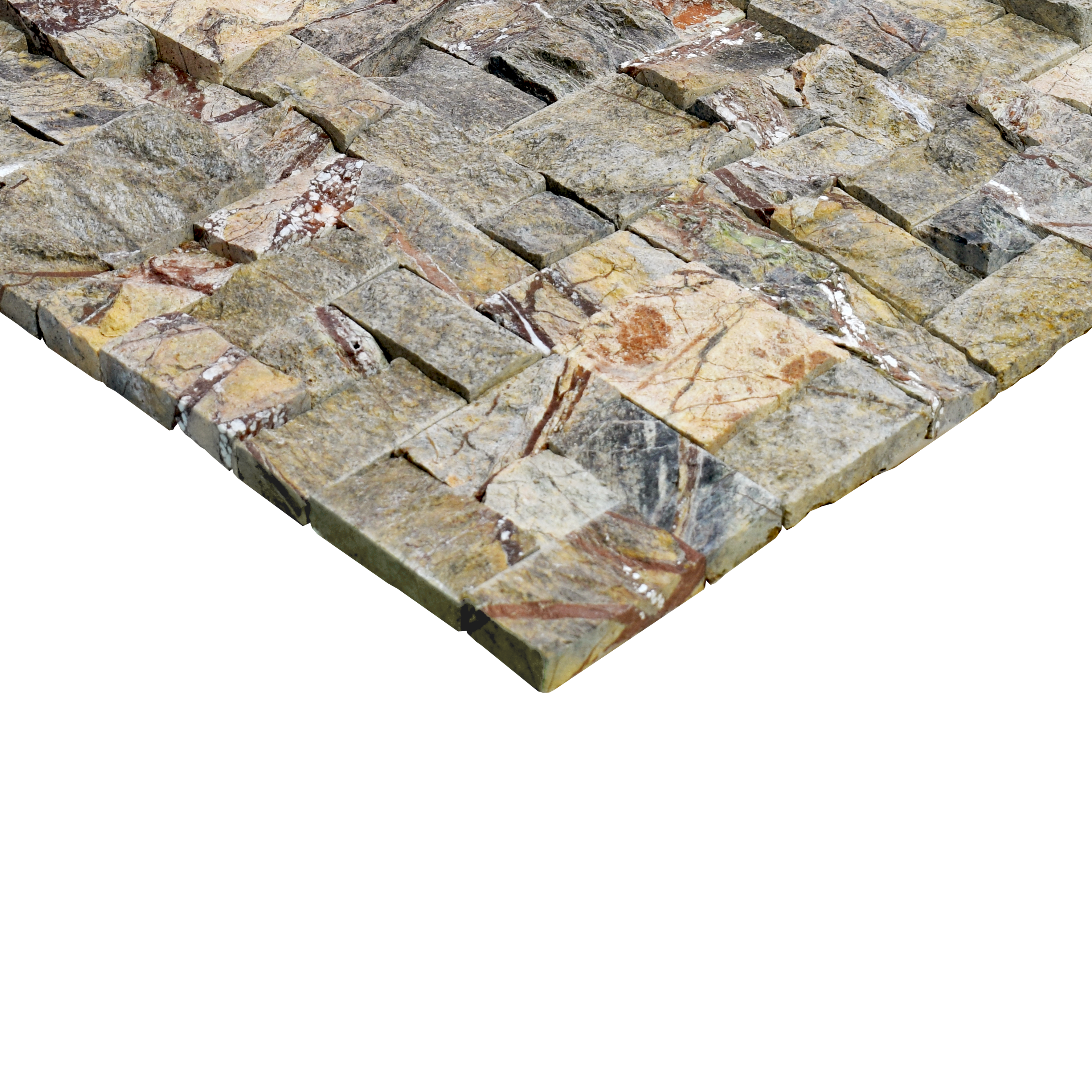 WL 00079 Amazon Brown 300 x 300 mm Natural Stone Wall Cladding |  Stone is a Natural Product, Please Expect Variation in Shades
