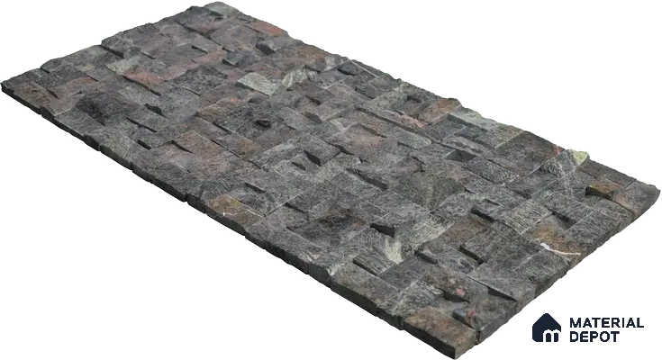 WL 00078 Amazon Green 300 x 300 mm Natural Stone Wall Cladding |  Stone is a Natural Product, Please Expect Variation in Shades