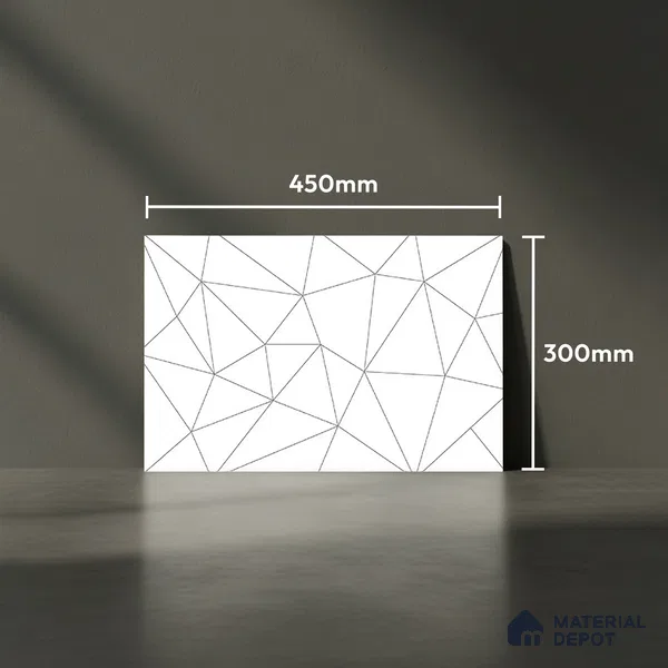 TL 05790 Amber Light 450x300 mm Glossy Finish Ceramic Wall Tile - 7 mm
