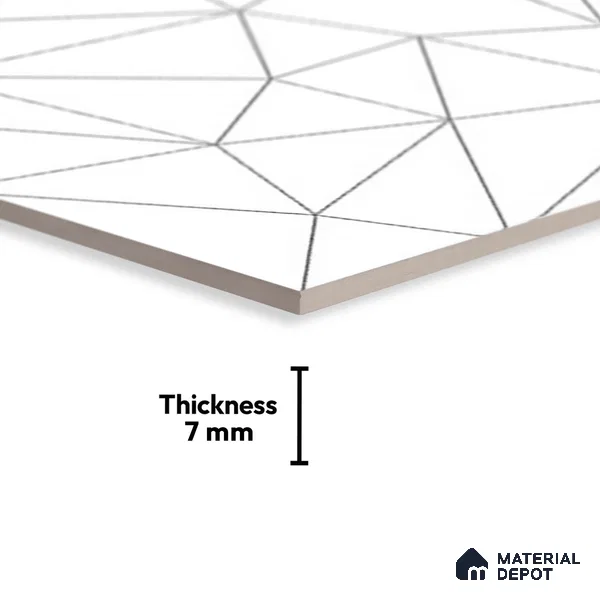 TL 05790 Amber Light 450x300 mm Glossy Finish Ceramic Wall Tile - 7 mm