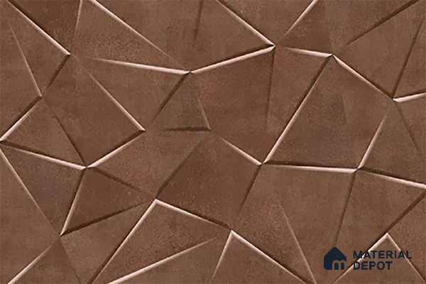 TL 05790 C Amber Dark 450x300 mm Glossy Finish Ceramic Wall Tile - 7 mm