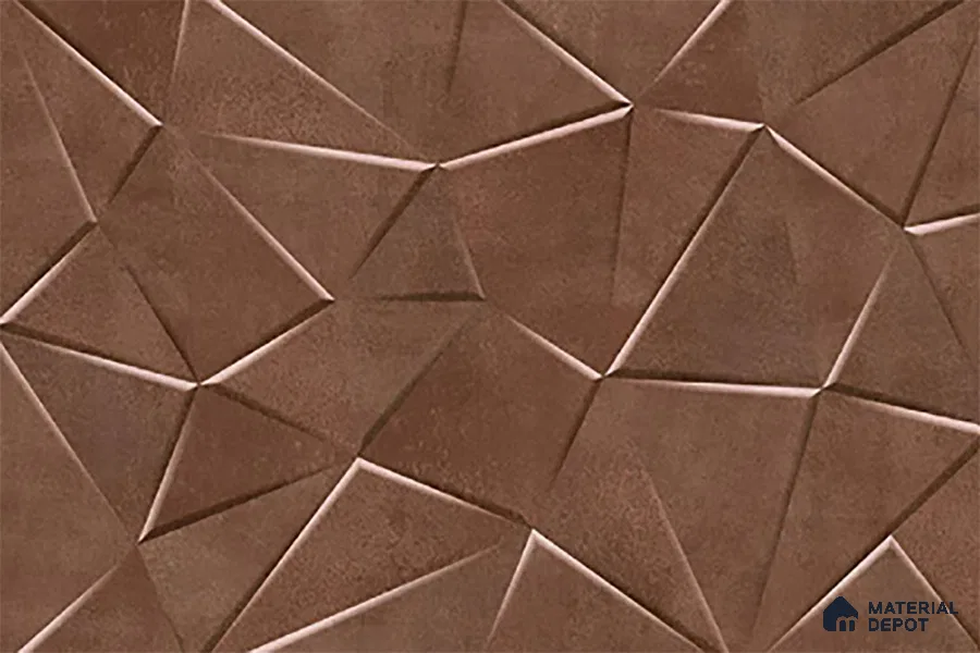 TL 05790 C Amber Dark 450x300 mm Glossy Finish Ceramic Wall Tile - 7 mm