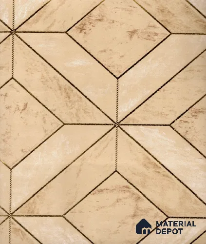 AMDL211102 | 10 Meter x 21 Inches Geometric Look Wallpaper - 57.41 Sq. Ft. | Minimum 15% wastage during installation