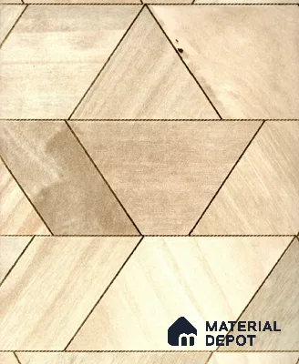 AMDL211142 | Beige Wood Panel Non Woven Geometric Wallpaper - 10 Meter x 21 Inches, 57.41 Sq. Ft. (Min. 15% Wastage)