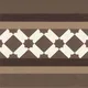 Moroccan Carpet Floor Tile TL 03079 B Border 1 ft x 1 ft Matte Finish Digital Ceramic Tile - 9.5 mm | Suitable For Living Room, Kitchen, Dining Area | Please Expect a Slight Variation of Pattern | Image 04