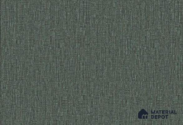 AMT62257 | Green Fine Rib Non Woven Textured Wallpaper - 10 Meter x 21 Inches, 57.41 Sq. Ft. (Min. 15% Wastage)