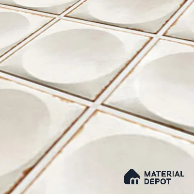 Faux Subway Wall Tile TL 04918 C Esfera Decor 1 Circle Satvario Verde 1 ft x 1 ft Ceramic Matte Finish - 9 mm | Suitable for Highlighter Walls, Foyer, Bathroom, Kitchen Wall & Backsplashes | Please Expect a Slight Variation of Pattern