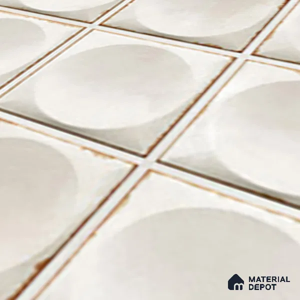Faux Subway Wall Tile TL 04918 C Esfera Decor 1 Circle Satvario Verde 1 ft x 1 ft Ceramic Matte Finish - 9 mm | Suitable for Highlighter Walls, Foyer, Bathroom, Kitchen Wall & Backsplashes | Please Expect a Slight Variation of Pattern