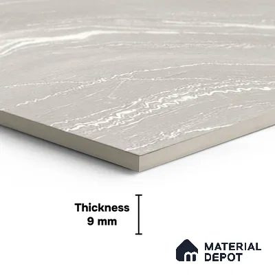 Stone Floor & Wall Tile TL 04445 Antania Latte 4 ft x 2 ft Digital Punch Matte Finish Vitrified Tile - 9 mm | 4 Random Design | Suitable For Living Room, Bedroom, Bathroom
