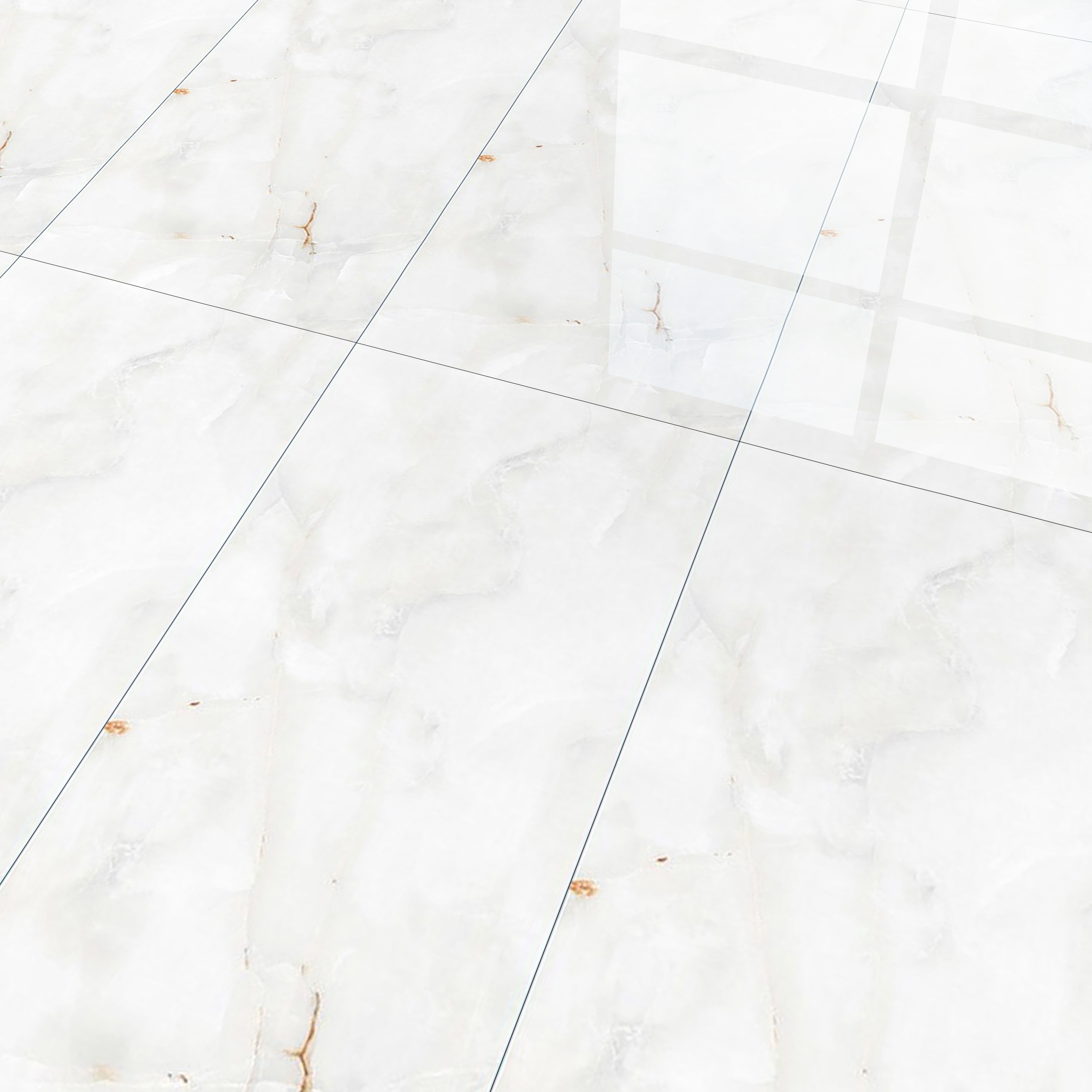 Marble Wall & Floor Tile | TL 02569 Anti Sky 4 ft x 2 ft Glossy Finish Random Design Vitrified Tile - 9 mm | Suitable For Living Room, Bedroom, Kitchen (Sample)