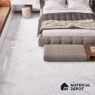 Marble Wall & Floor Tile | TL 02569 Anti Sky 4 ft x 2 ft Glossy Finish Random Design Vitrified Tile - 9 mm | Suitable For Living Room, Bedroom, Kitchen (Sample)