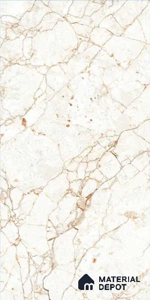 Marble Wall & Floor Tile | TL 02570 Antique Macdonia 4 ft x 2 ft Glossy Finish Random Design Vitrified Tile - 9 mm | Suitable For Living Room, Bedroom, Kitchen (Sample)